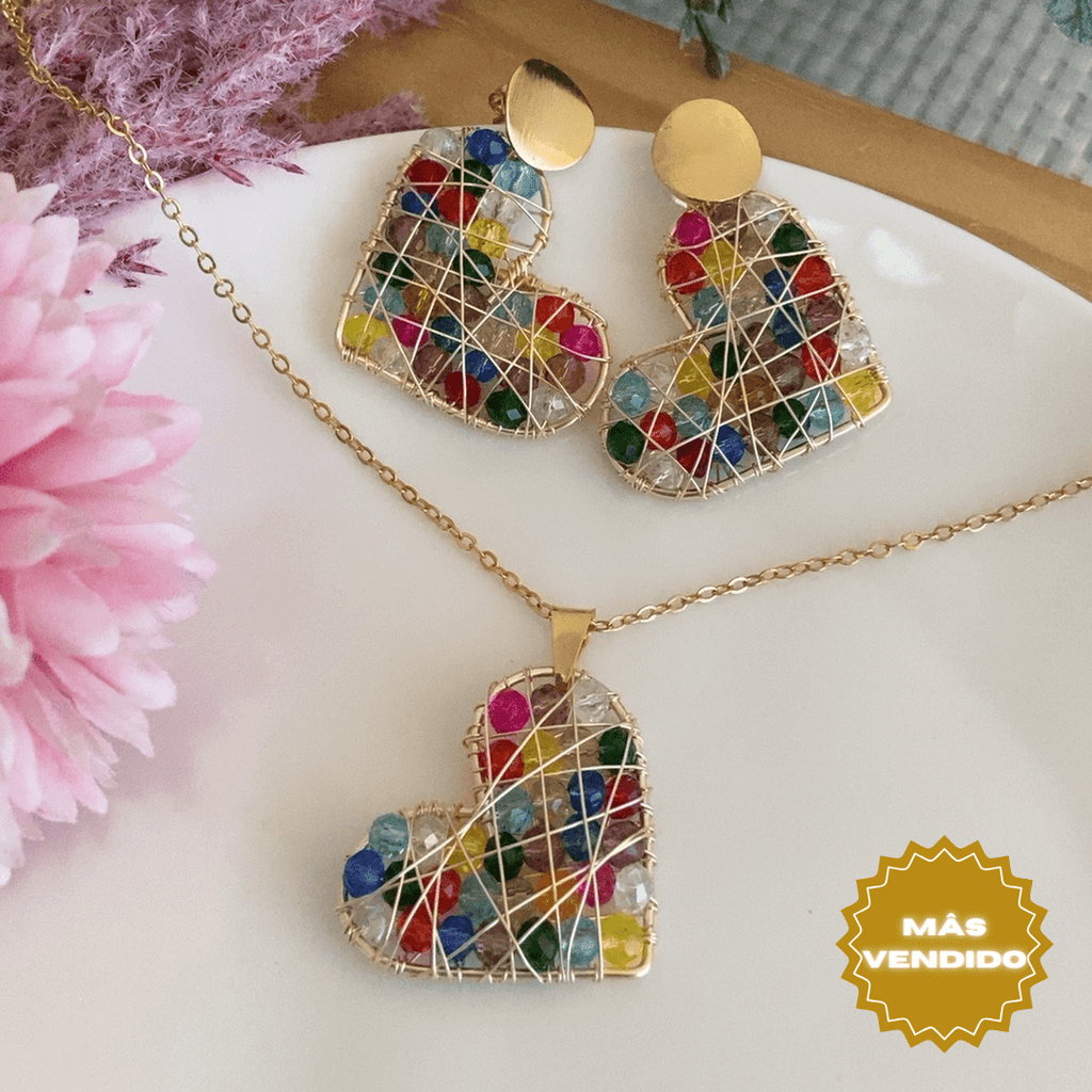 Conjunto Rose Colgante - Vakamariposa Chile