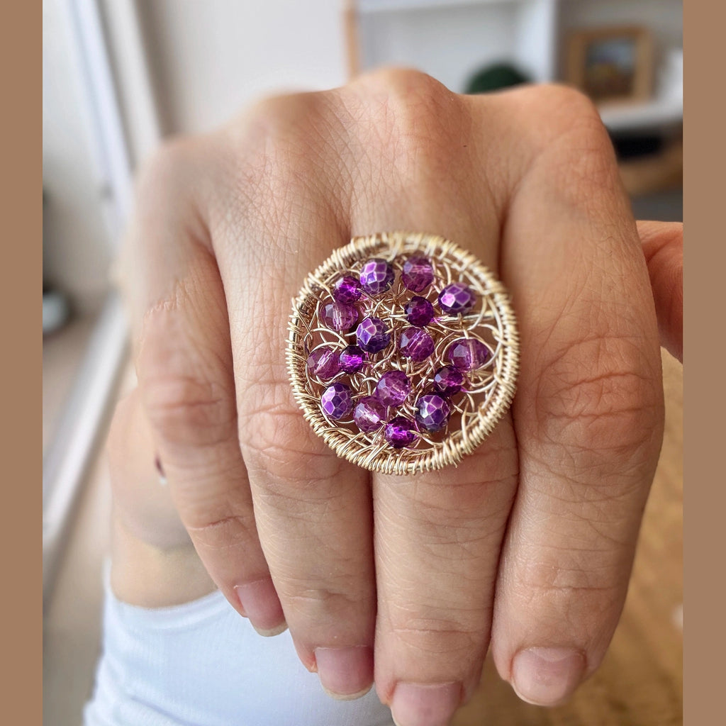 Anillo Nido – Edición Lila - Vakamariposa Chile