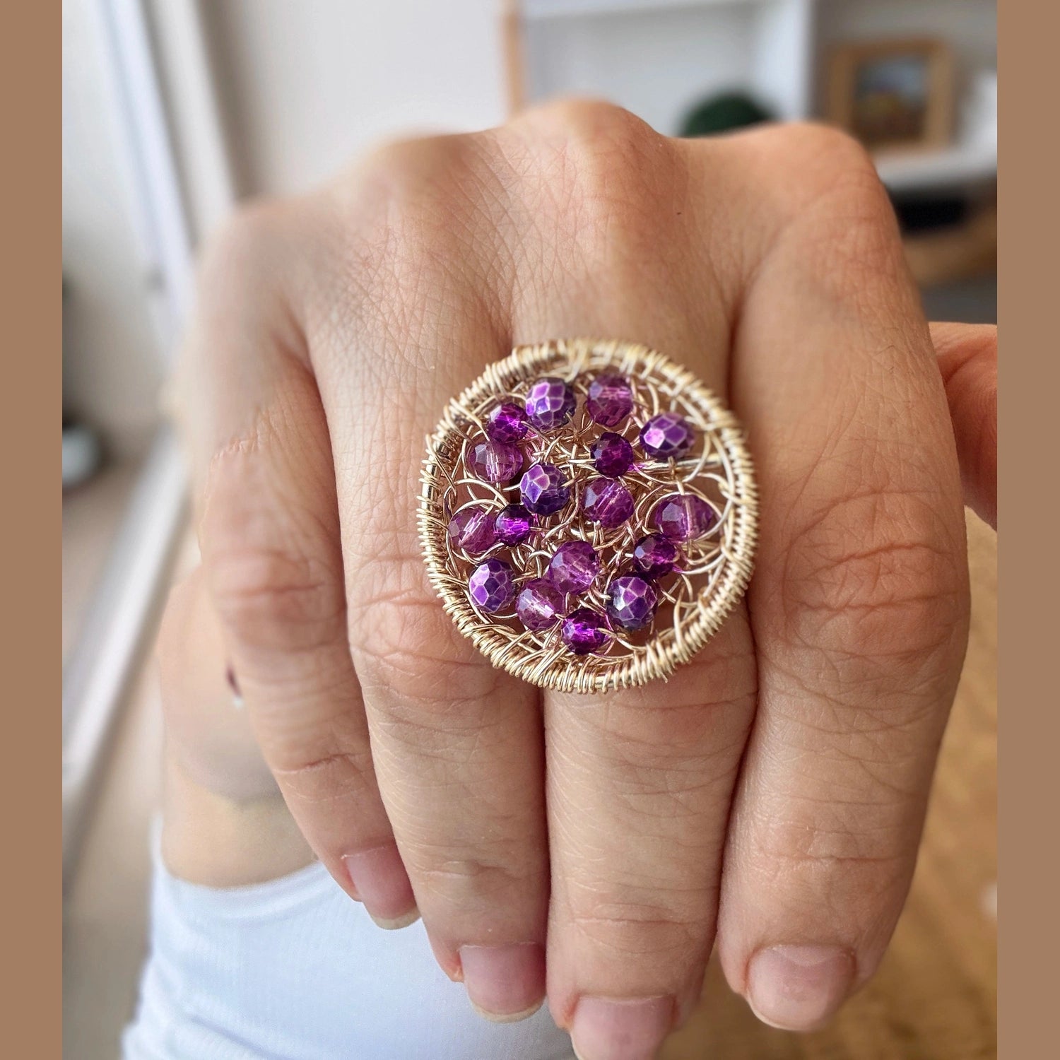 Anillo Nido – Edición Lila - Vakamariposa Chile