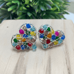 Aros Rose Silver Pin - Vakamariposa Chile