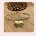 Pulseras Eslabones Trebol - Vakamariposa Chile
